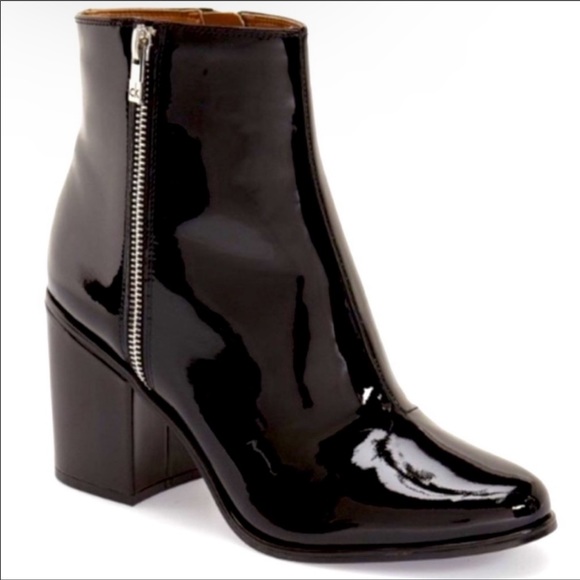 🖤Calvin Klein Patent Leather Bootie’s - Picture 2 of 14